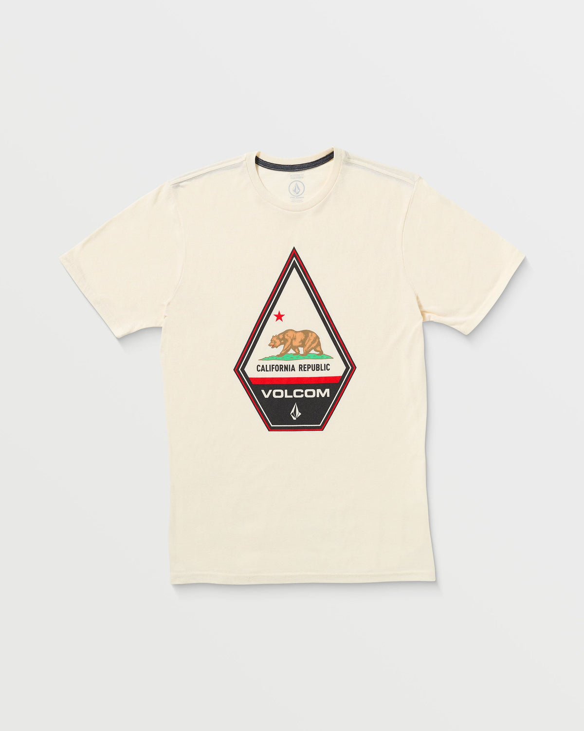 Men's Californeye Tee Off White Heather - Volcom