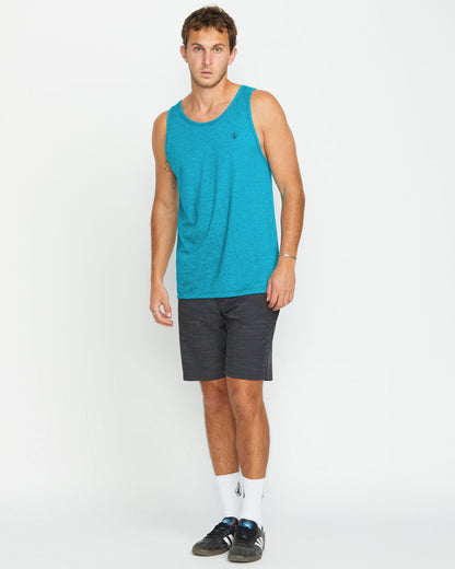 Men's Solid Heather Tank Bay Blue Heather - Volcom