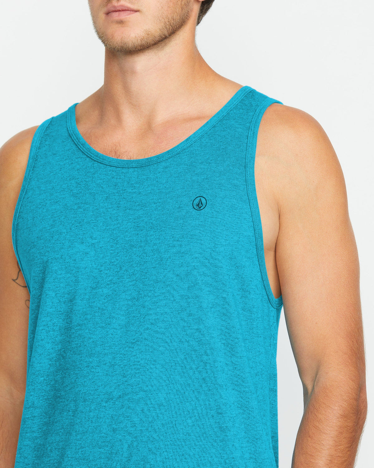 Men's Solid Heather Tank Bay Blue Heather - Volcom