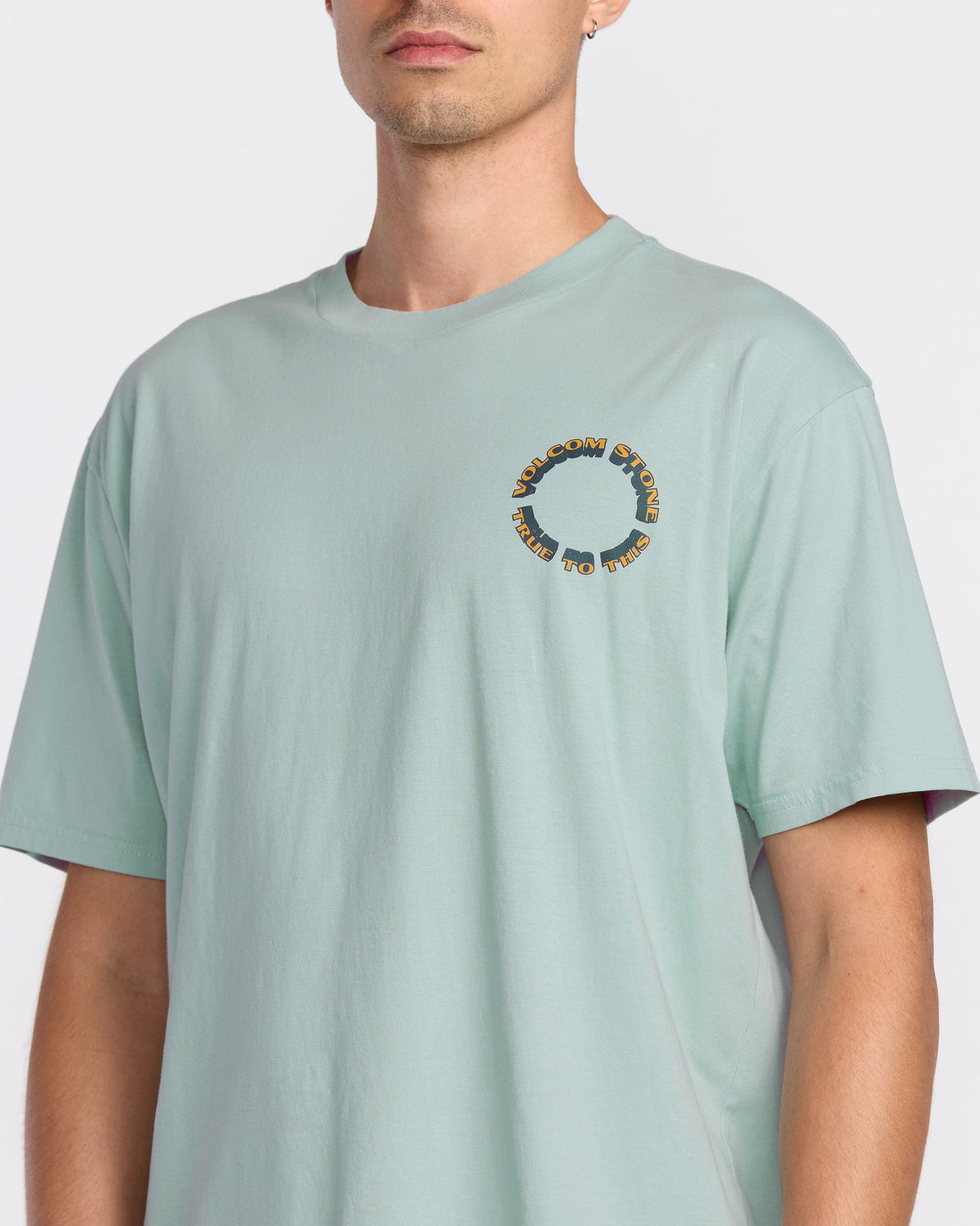 Men's Daylighter Short Sleeve Tee Chambray - Volcom