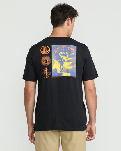 Men's Distance Short Sleeve Tee Antique Black - Volcom