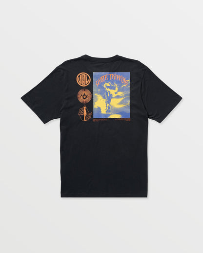 Men's Distance Short Sleeve Tee Antique Black - Volcom