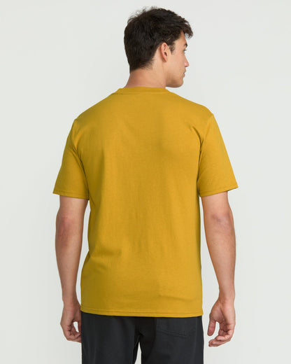 Men's Olympian Short Sleeve Tee Mustard Gold - Volcom