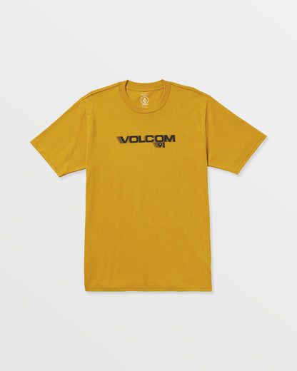 Men's Olympian Short Sleeve Tee Mustard Gold - Volcom