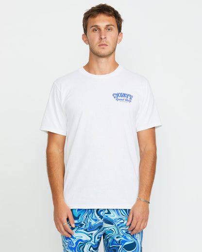Men's Stoneys Uniform Short Sleeve Tee White - Volcom