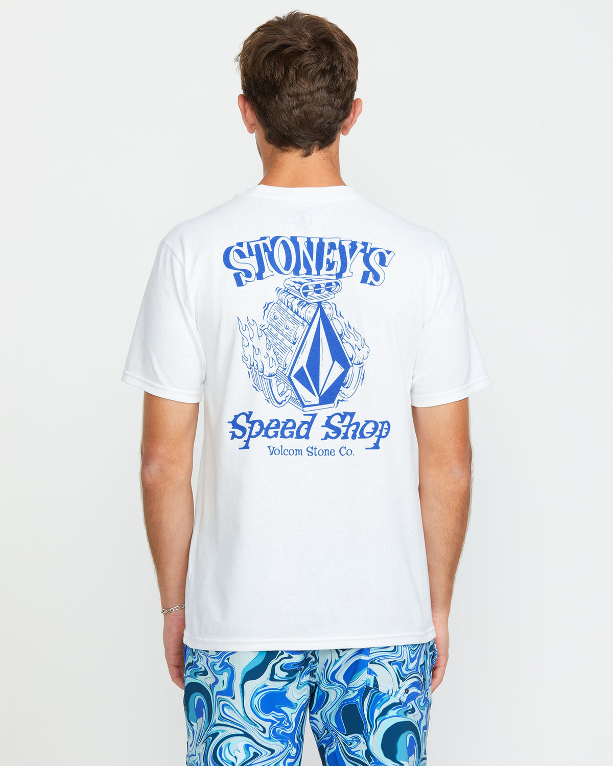 Men's Stoneys Uniform Short Sleeve Tee White - Volcom