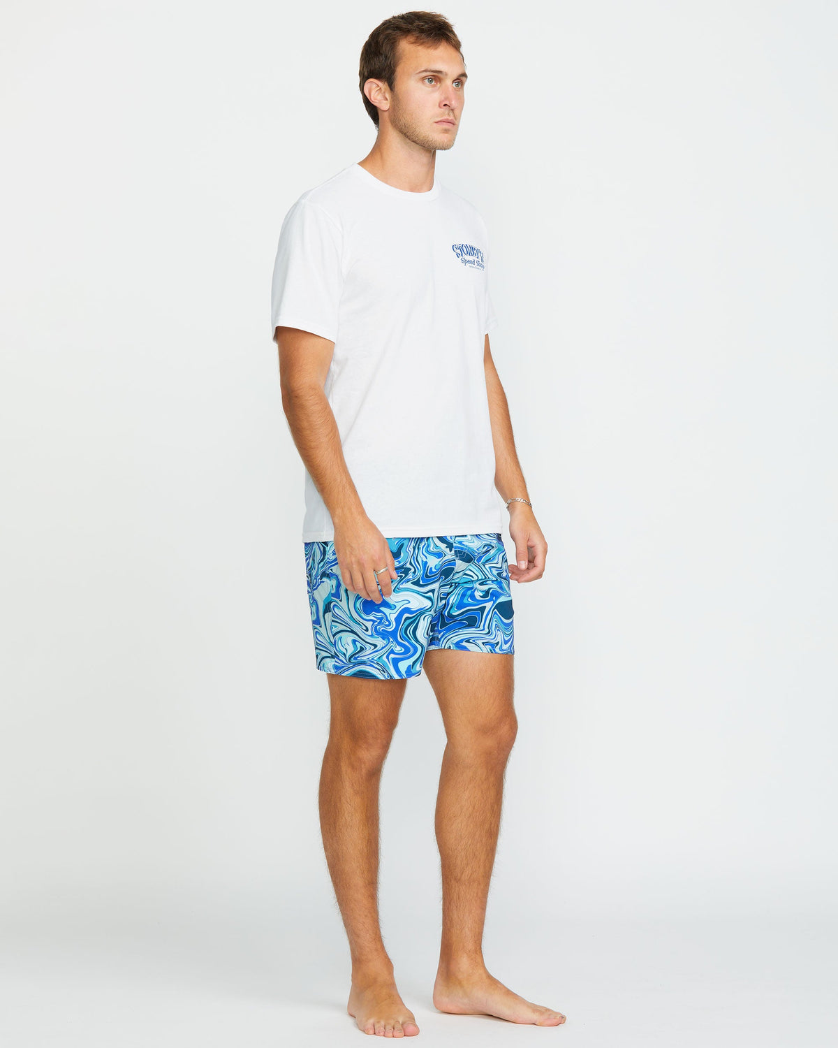 Men's Stoneys Uniform Short Sleeve Tee White - Volcom