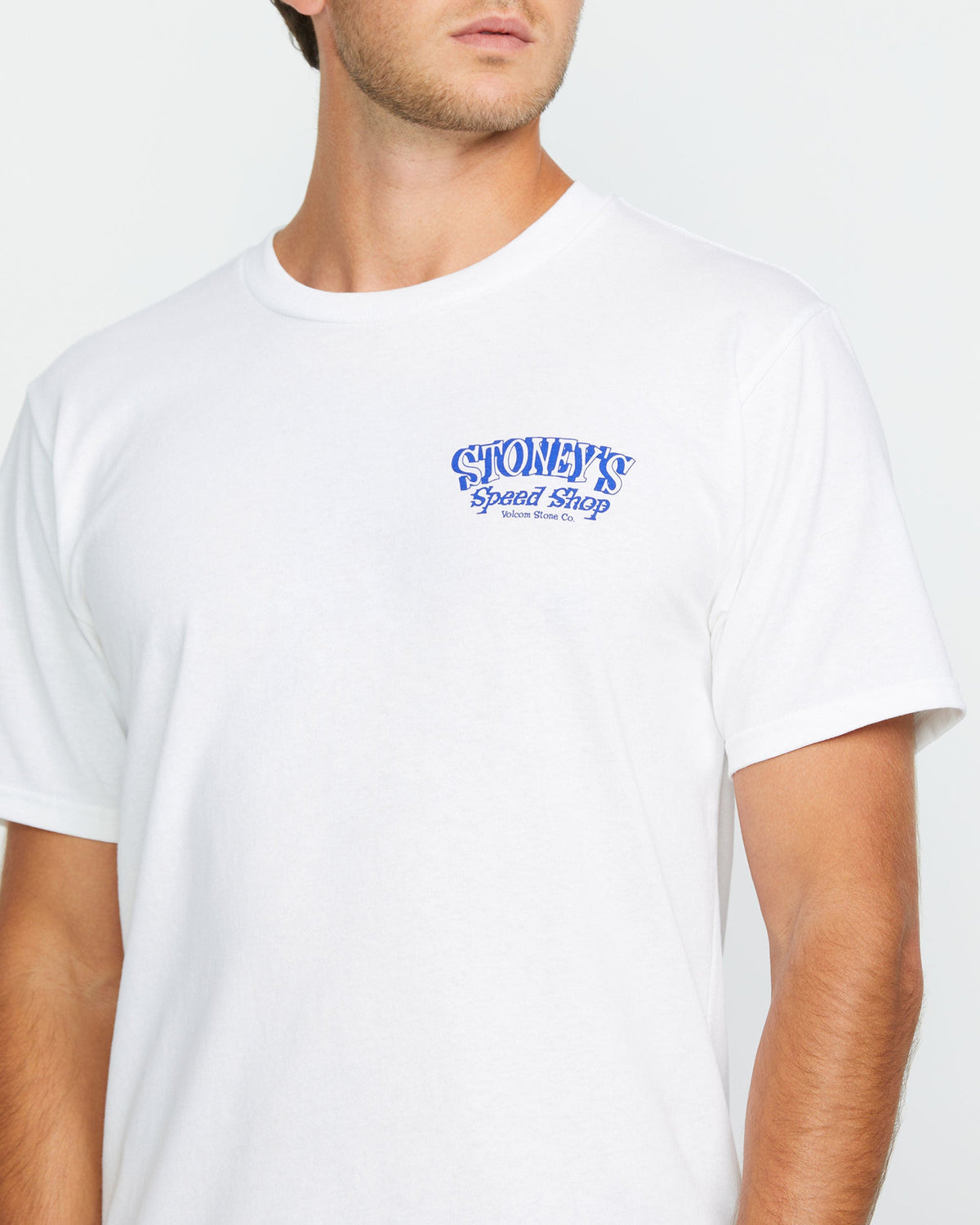 Men's Stoneys Uniform Short Sleeve Tee White - Volcom