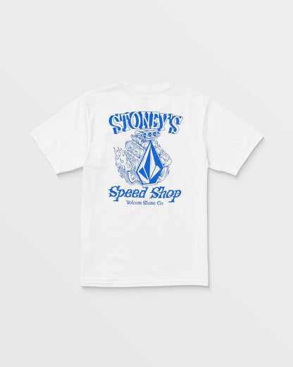 Men's Stoneys Uniform Short Sleeve Tee White - Volcom