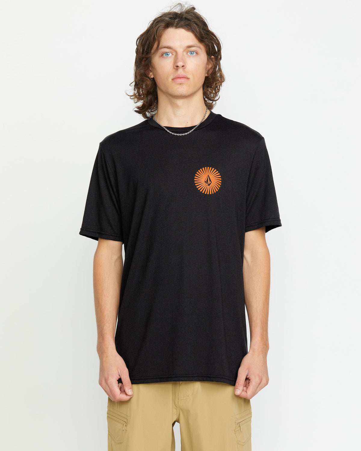 Men's Get Out Tech Short Sleeve Tee Black - Volcom