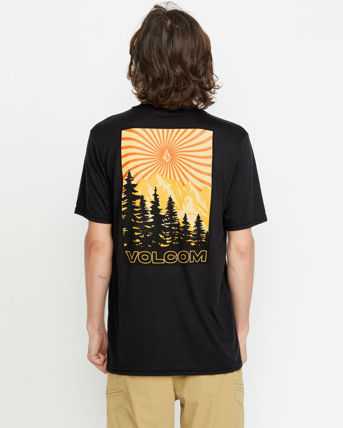 Men's Get Out Tech Short Sleeve Tee Black - Volcom