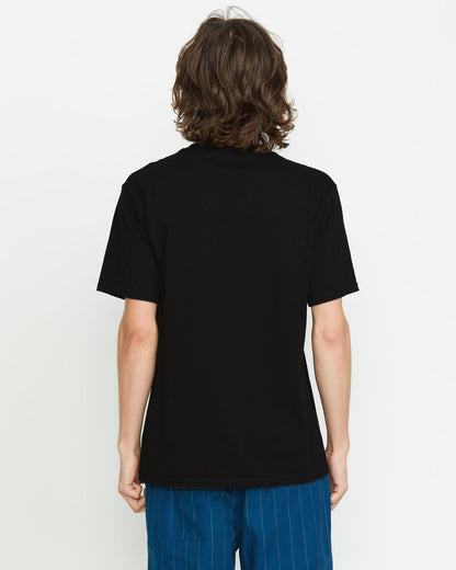 Men's Pass Line Short Sleeve Tee Black - Volcom