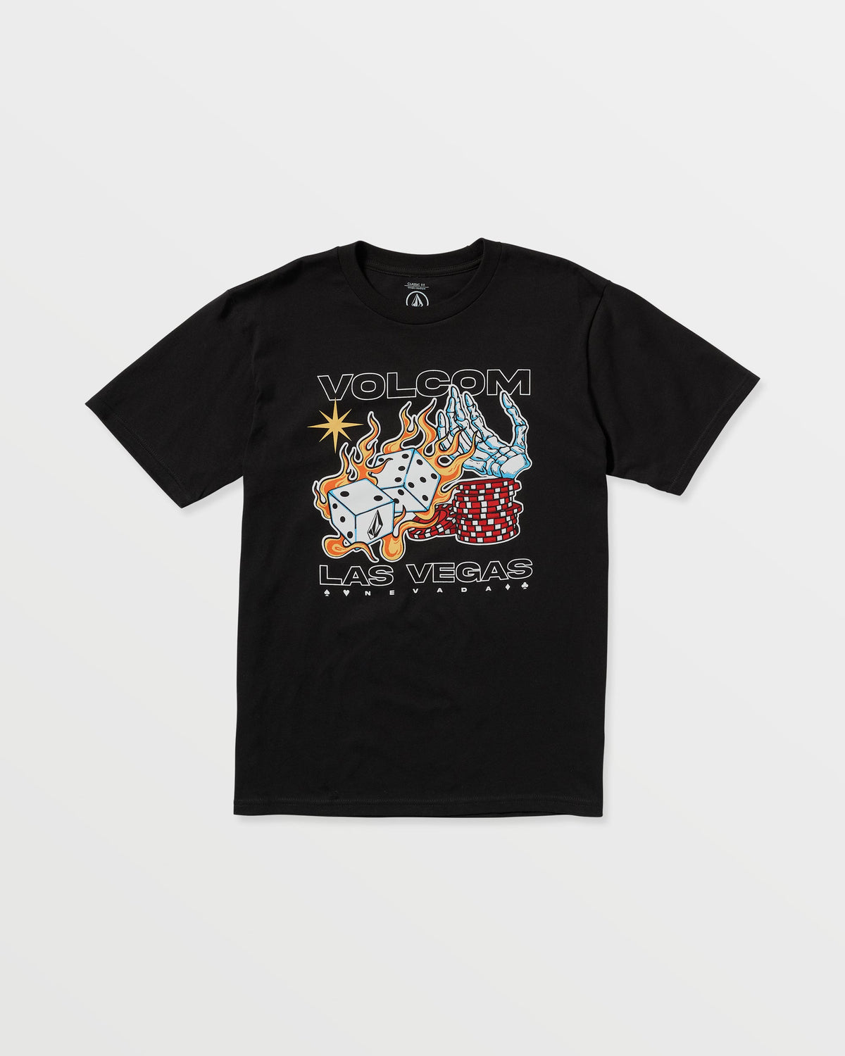 Men's Pass Line Short Sleeve Tee Black - Volcom