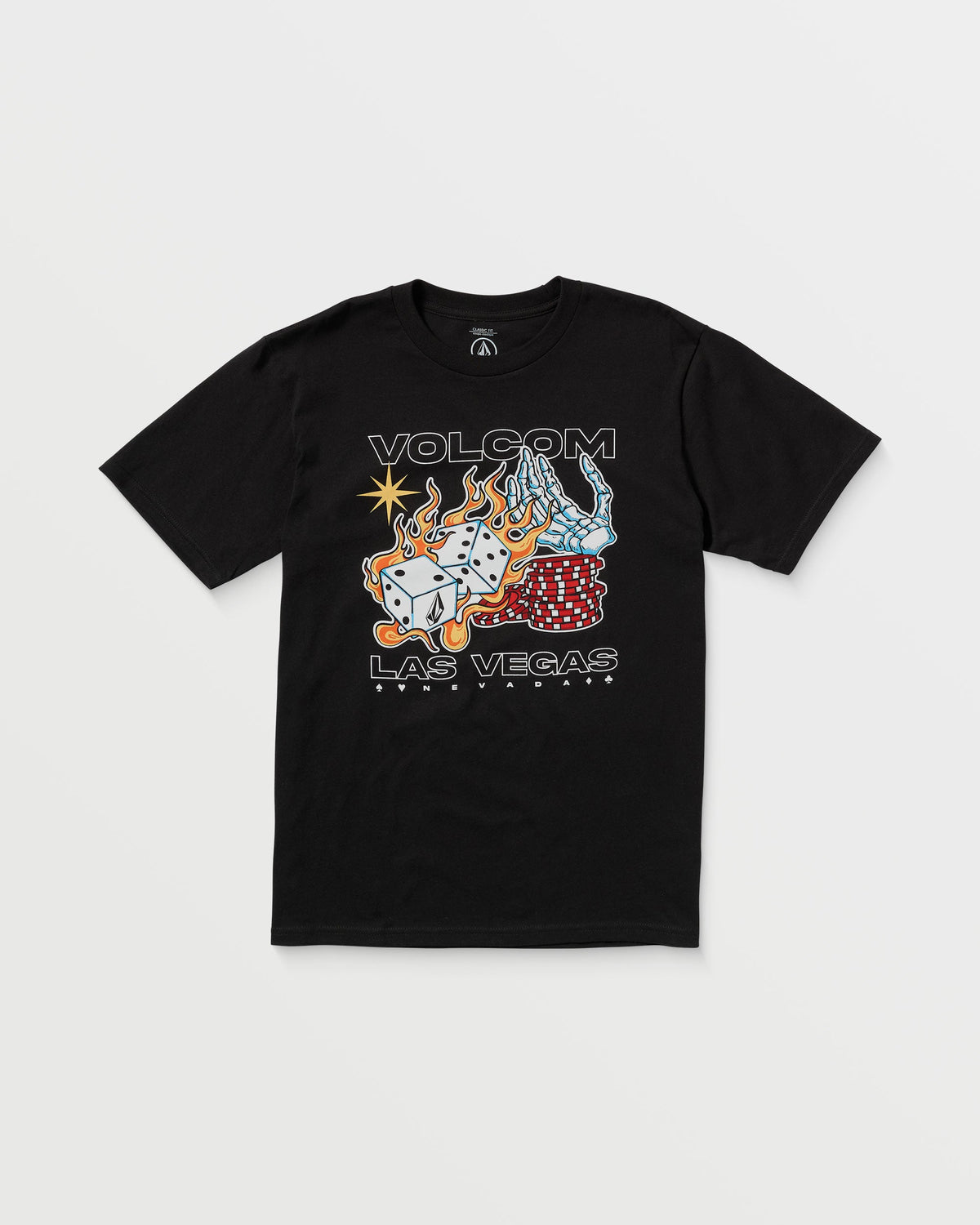 Men's Pass Line Short Sleeve Tee Black - Volcom