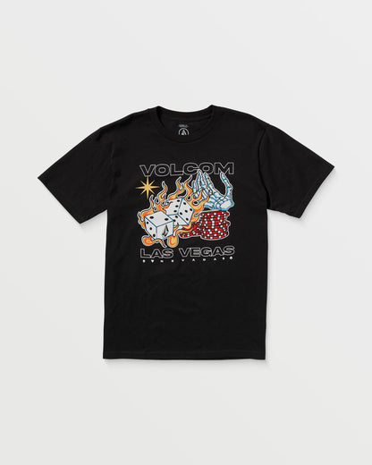 Men's Pass Line Short Sleeve Tee Black - Volcom