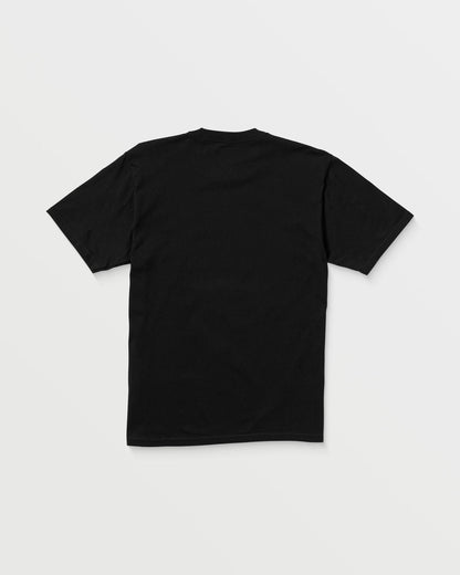 Men's Pass Line Short Sleeve Tee Black - Volcom