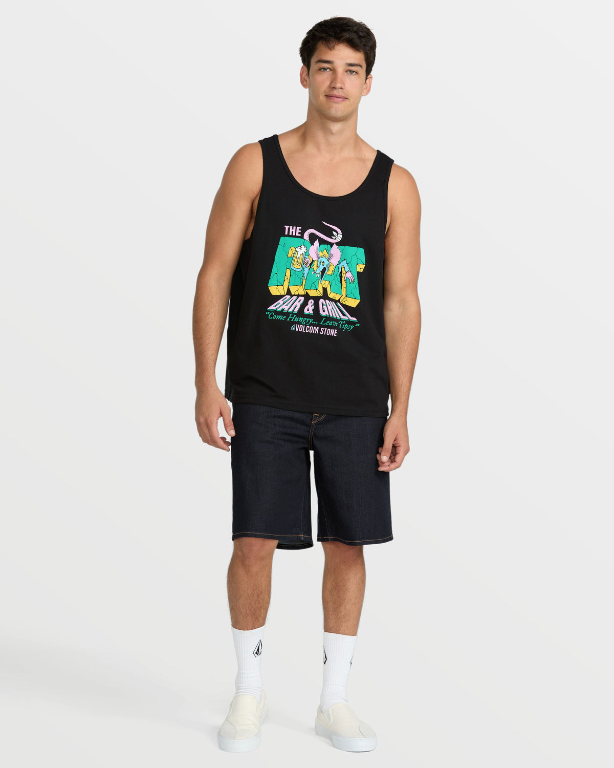 Men's Rat Bar Tank Black - Volcom
