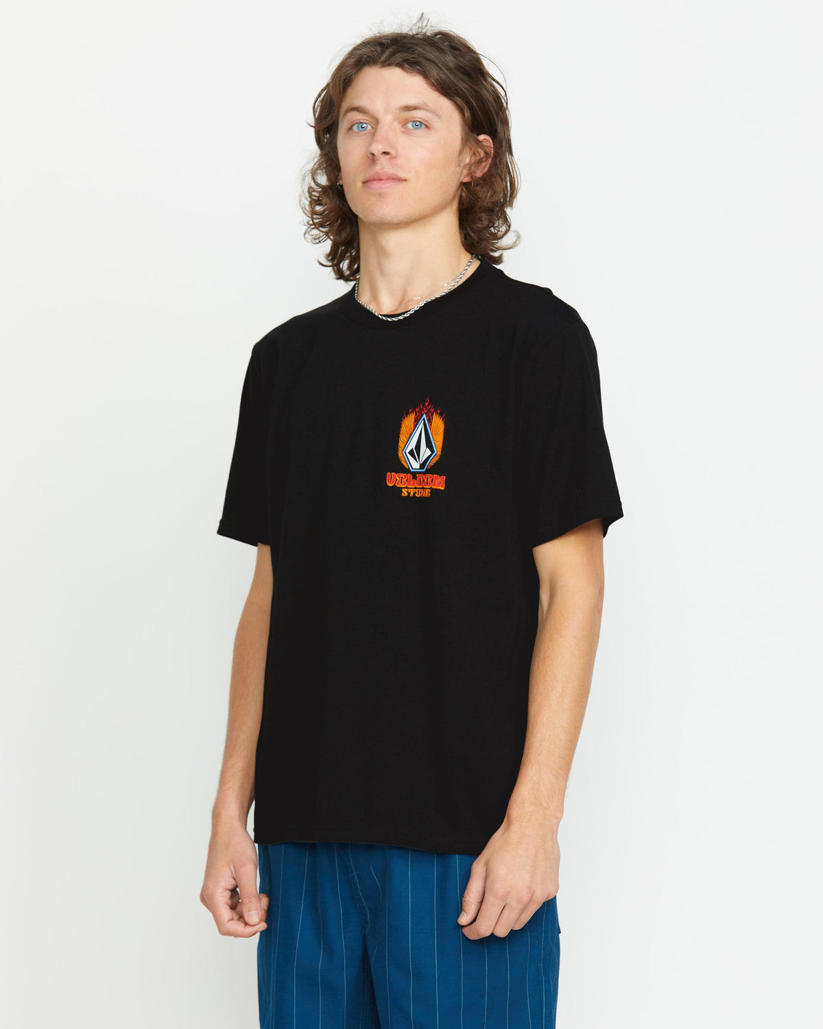 Men's Draggin Stone Short Sleeve Tee Black - Volcom