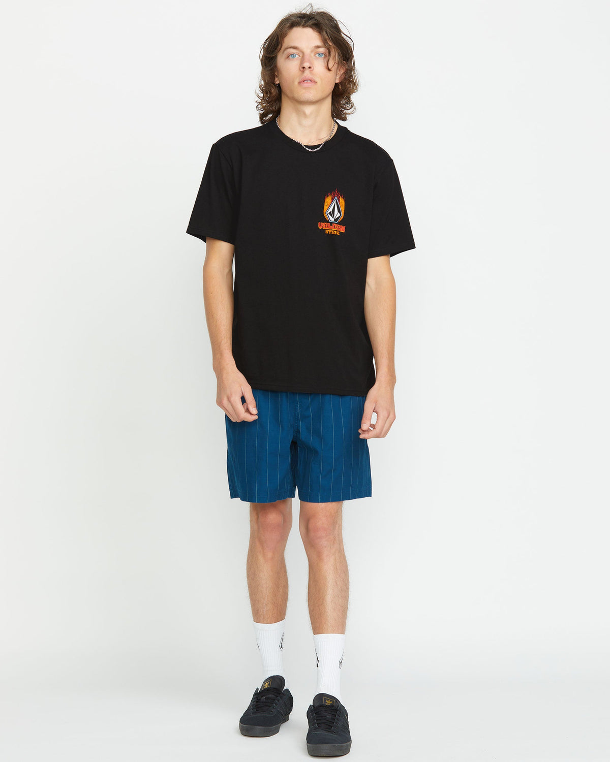 Men's Draggin Stone Short Sleeve Tee Black - Volcom