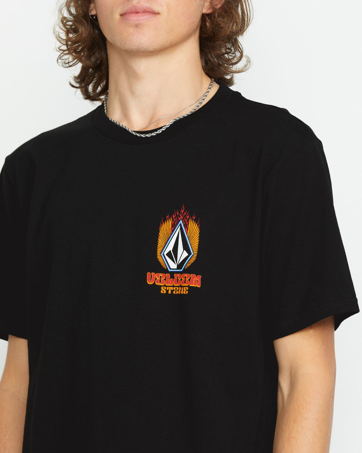 Men's Draggin Stone Short Sleeve Tee Black - Volcom