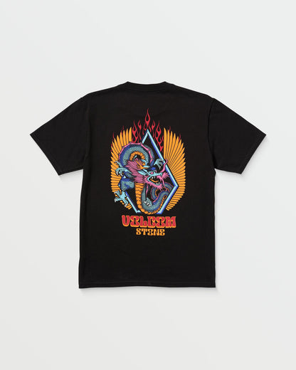 Men's Draggin Stone Short Sleeve Tee Black - Volcom
