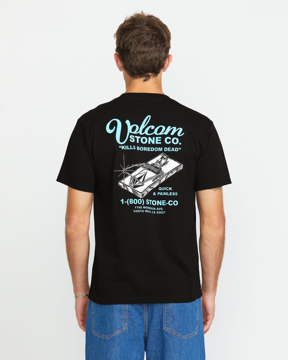 Men's Rat Trap Short Sleeve Tee Black - Volcom