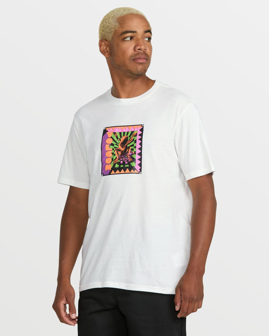 Men's Doom Frog Short Sleeve Tee Off White - Volcom