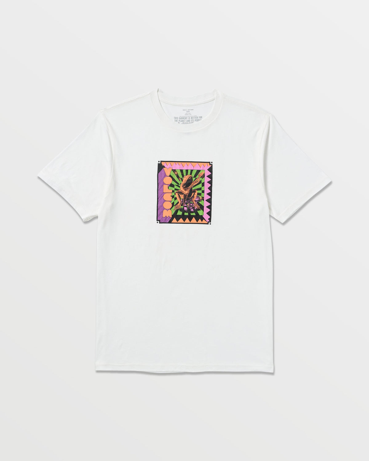 Men's Doom Frog Short Sleeve Tee Off White - Volcom