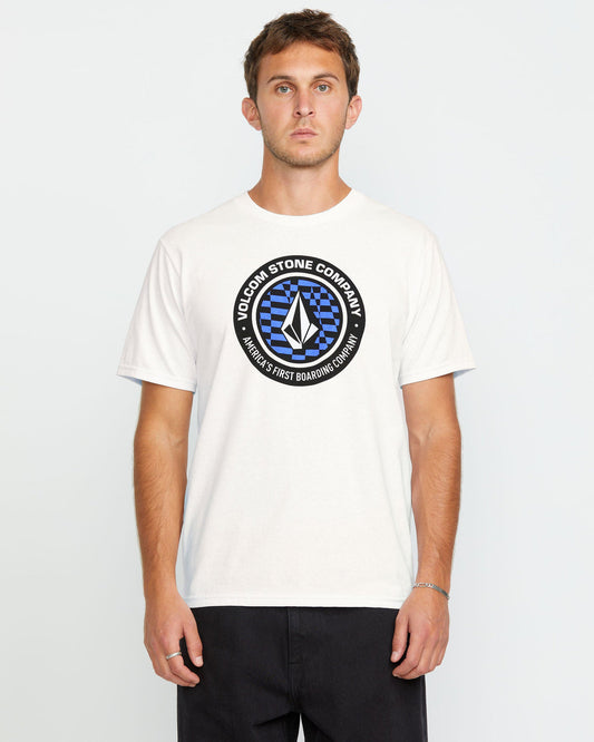 Men's Stoney Circle Short Sleeve Tee White - Volcom