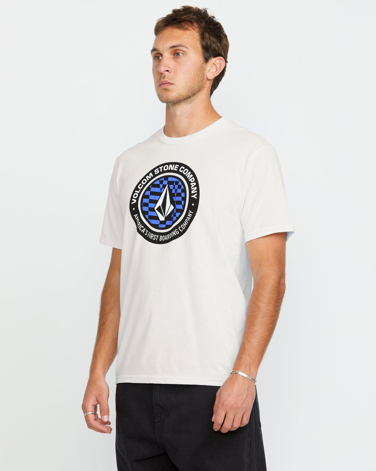 Men's Stoney Circle Short Sleeve Tee White - Volcom