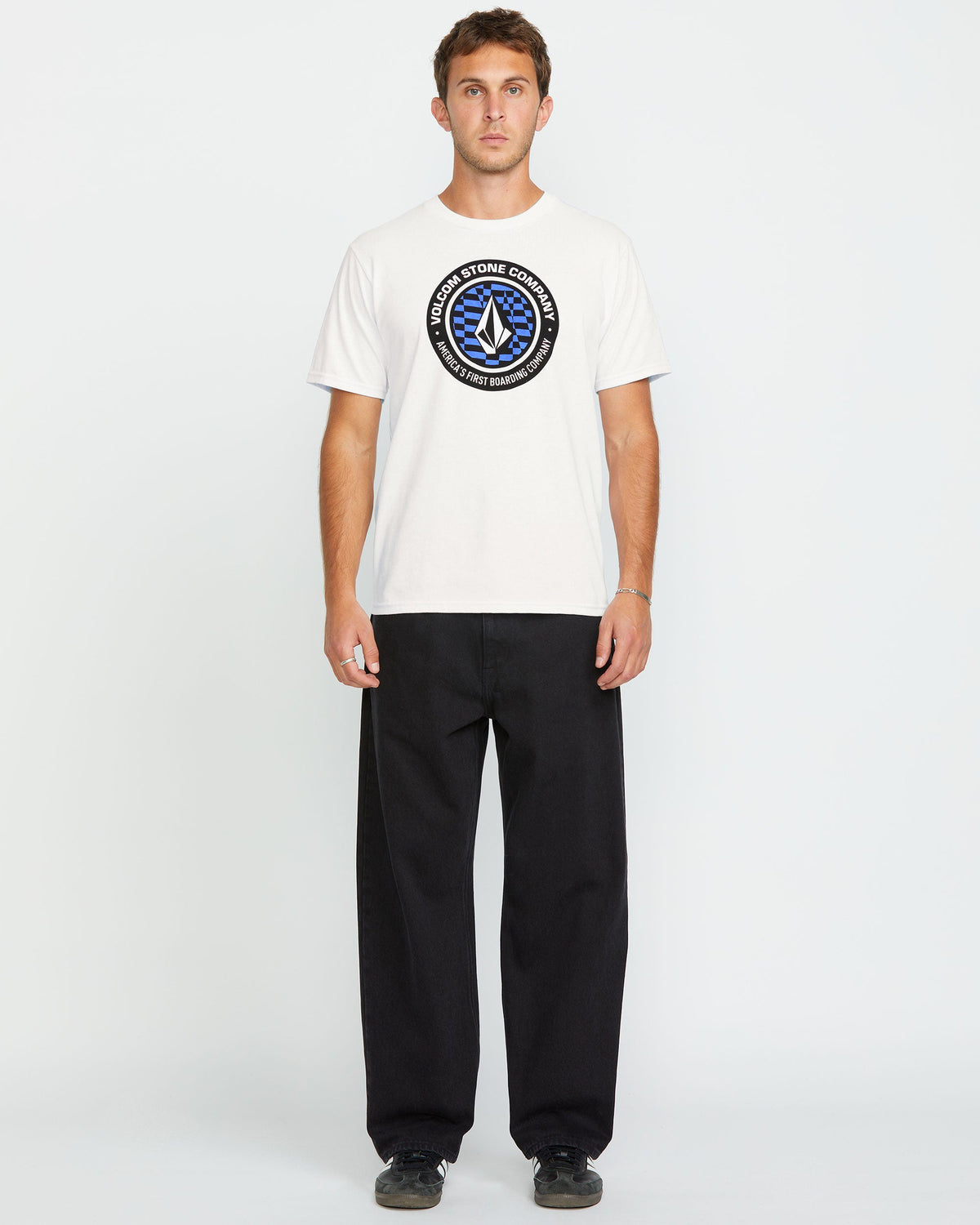 Men's Stoney Circle Short Sleeve Tee White - Volcom