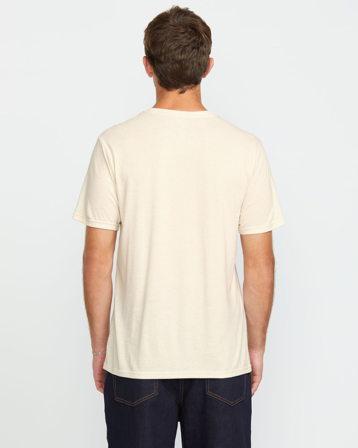 Men's Psychosis Short Sleeve Tee Off White Heather - Volcom