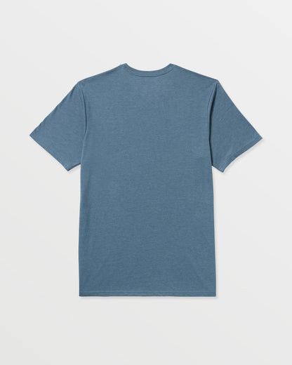 Men's Cue 91 Short Sleeve Tee Blue Wash - Volcom