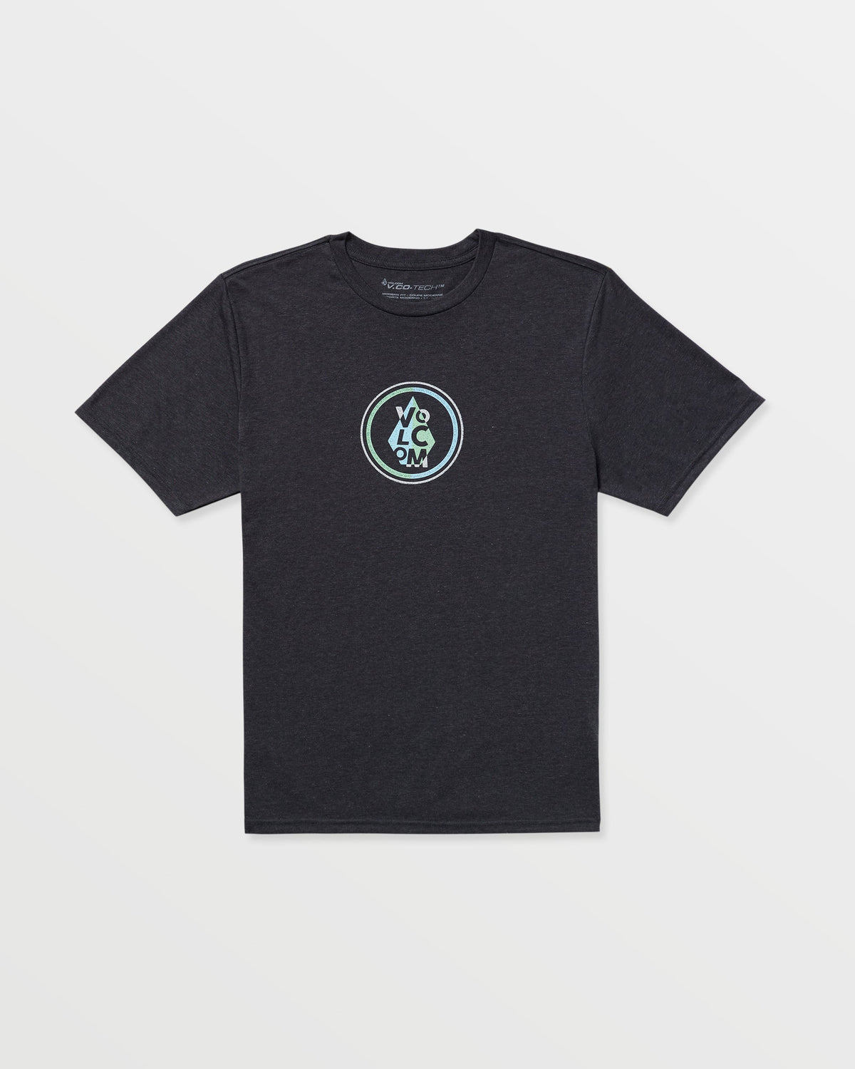 Men's Prisim Tech Short Sleeve Tee Charcoal Heather - Volcom