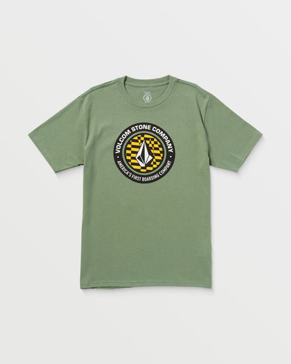 Men's Stoney Circle Short Sleeve Tee Light Olive - Volcom