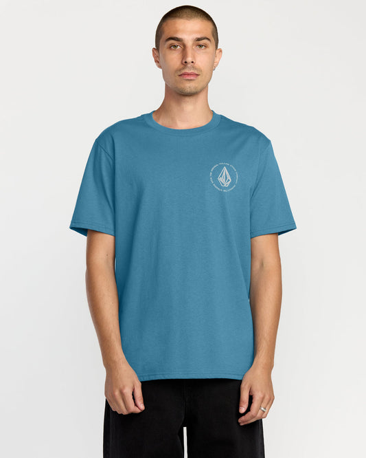 Men's Almeida Short Sleeve Tee Coronet Blue - Volcom