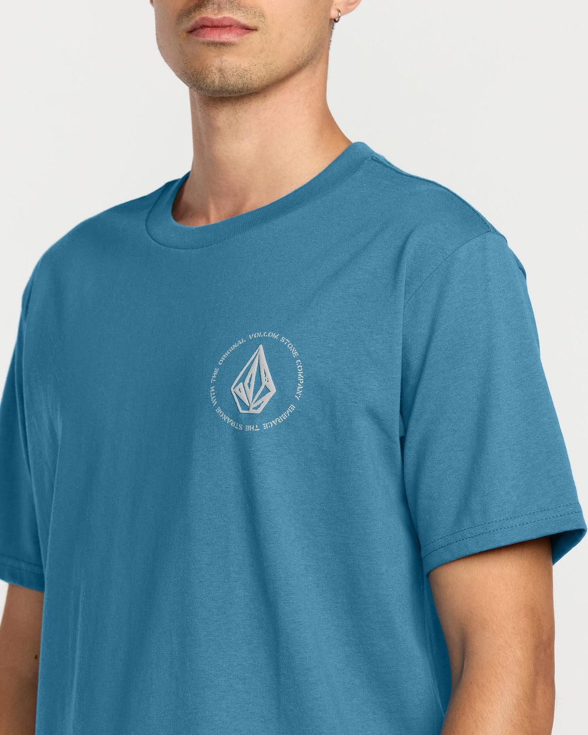 Men's Almeida Short Sleeve Tee Coronet Blue - Volcom