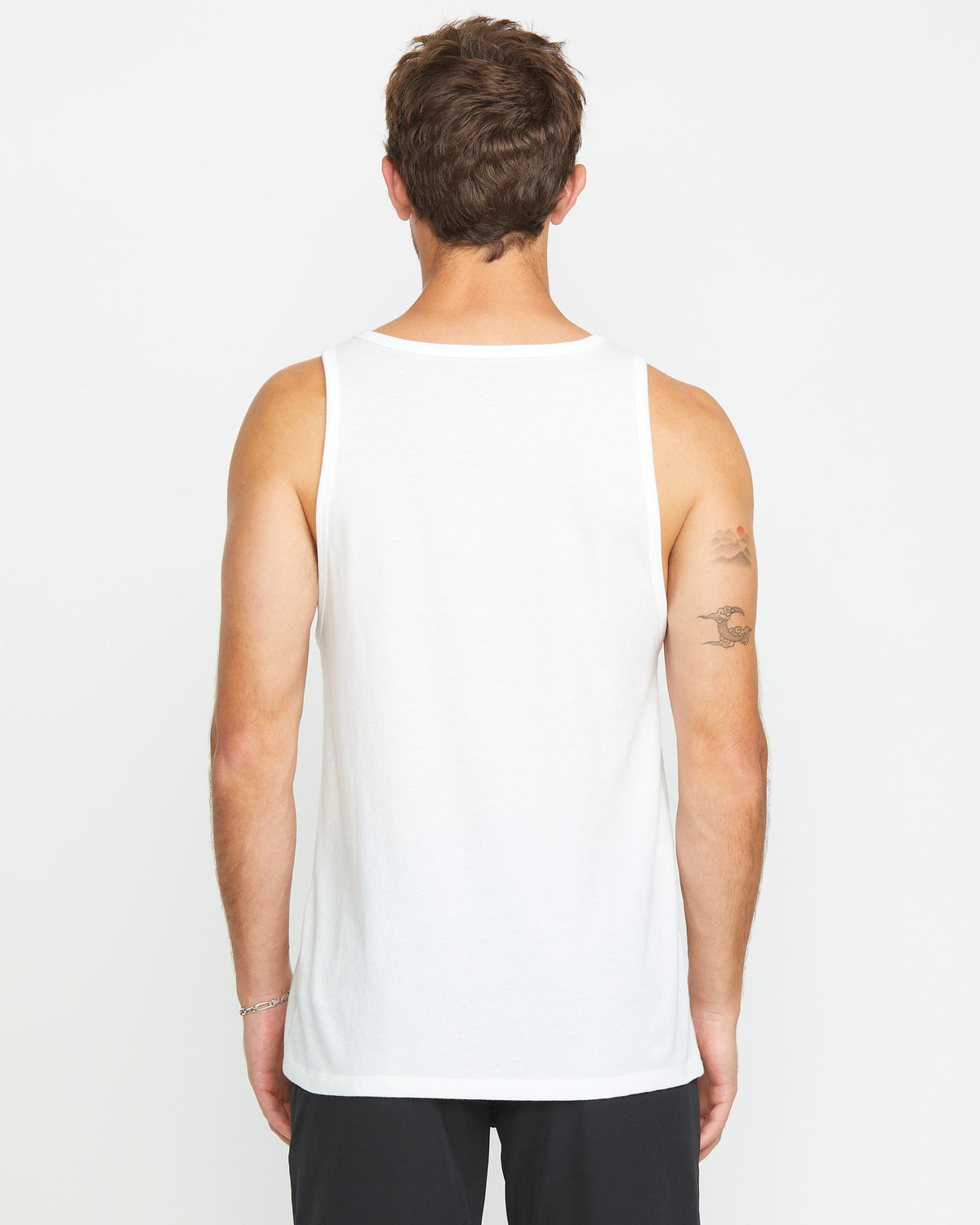 Men's Solid Heather Tank White - Volcom