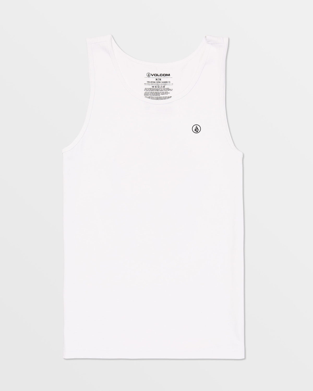 Men's Solid Heather Tank White - Volcom