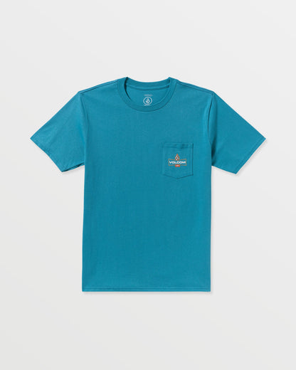 Men's Lugnut Pocket Short Sleeve Tee Coronet Blue - Volcom