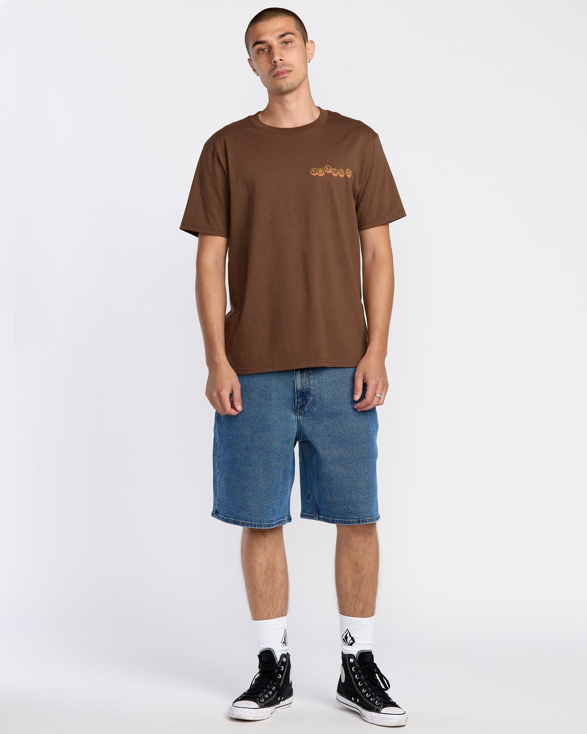 Men's Veevo Short Sleeve Tee Brownstone - Volcom