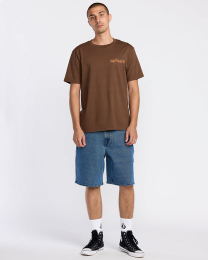 Men's Veevo Short Sleeve Tee Brownstone - Volcom