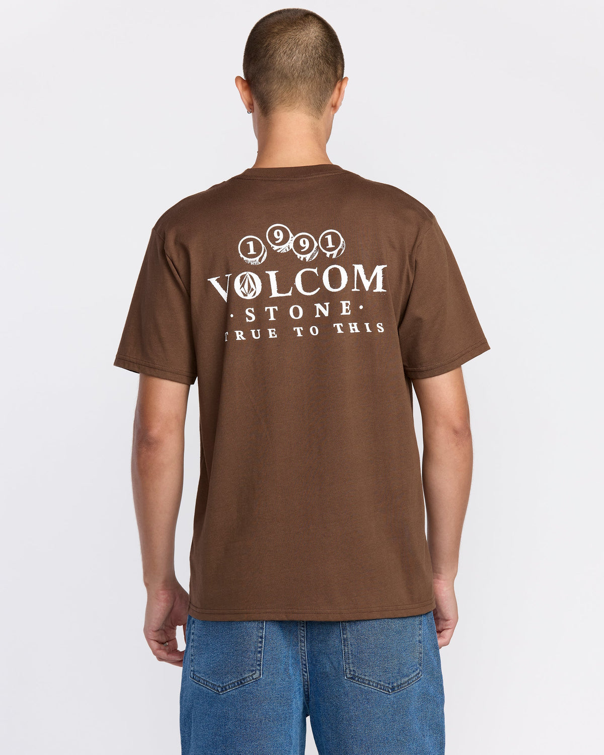 Men's Veevo Short Sleeve Tee Brownstone - Volcom