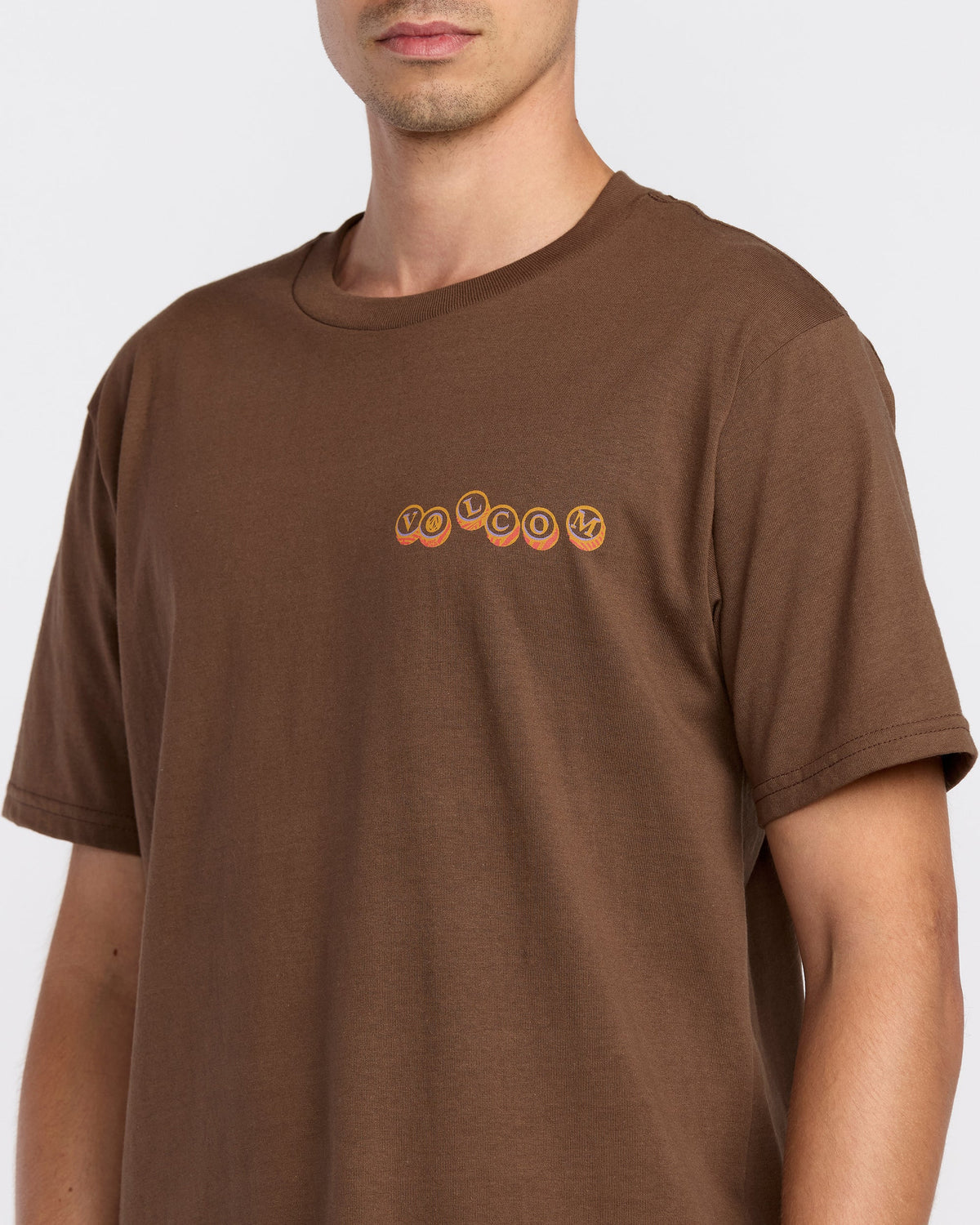 Men's Veevo Short Sleeve Tee Brownstone - Volcom