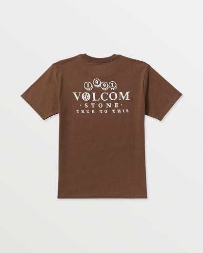 Men's Veevo Short Sleeve Tee Brownstone - Volcom