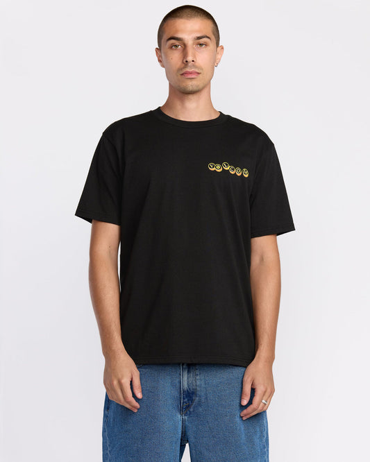 Men's Veevo Short Sleeve Tee Black - Volcom