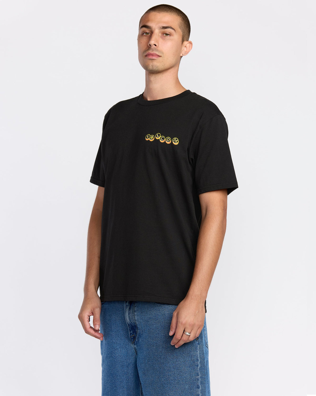 Men's Veevo Short Sleeve Tee Black - Volcom