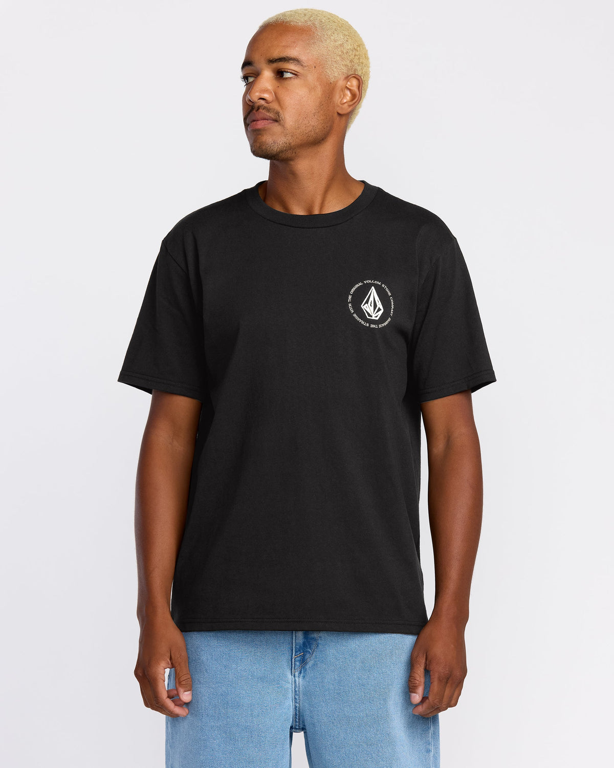 Men's Almeida Short Sleeve Tee Black - Volcom