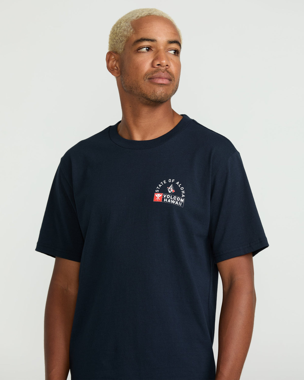 Men's Lattitude Short Sleeve Tee Navy - Volcom