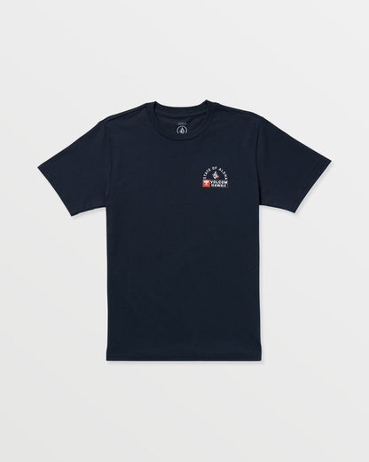 Men's Lattitude Short Sleeve Tee Navy - Volcom